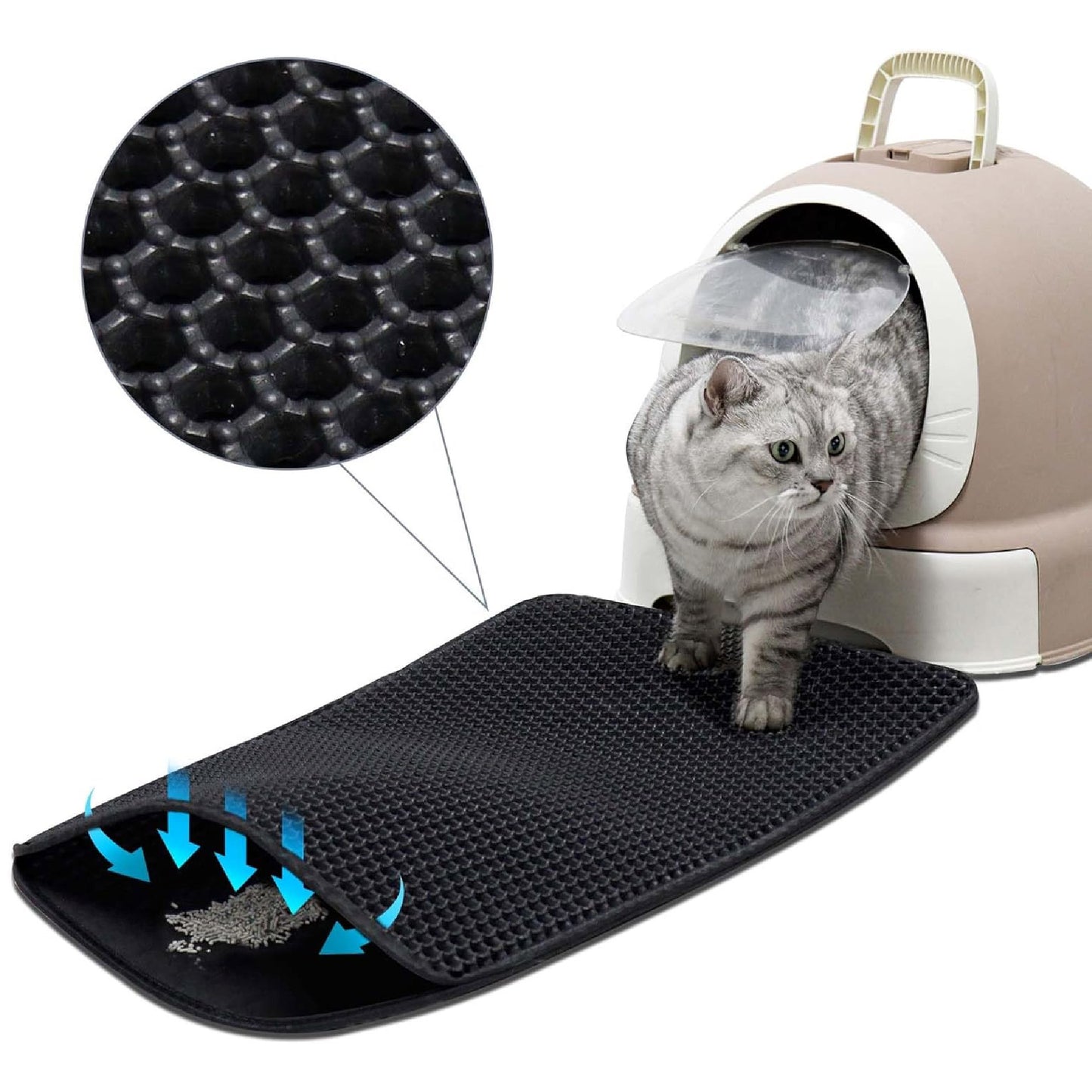 CatClean - Tapete Recolector de Arena para Gatos