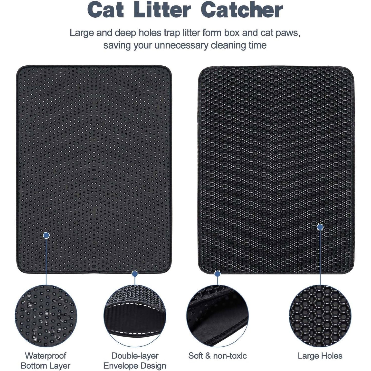 CatClean - Tapete Recolector de Arena para Gatos